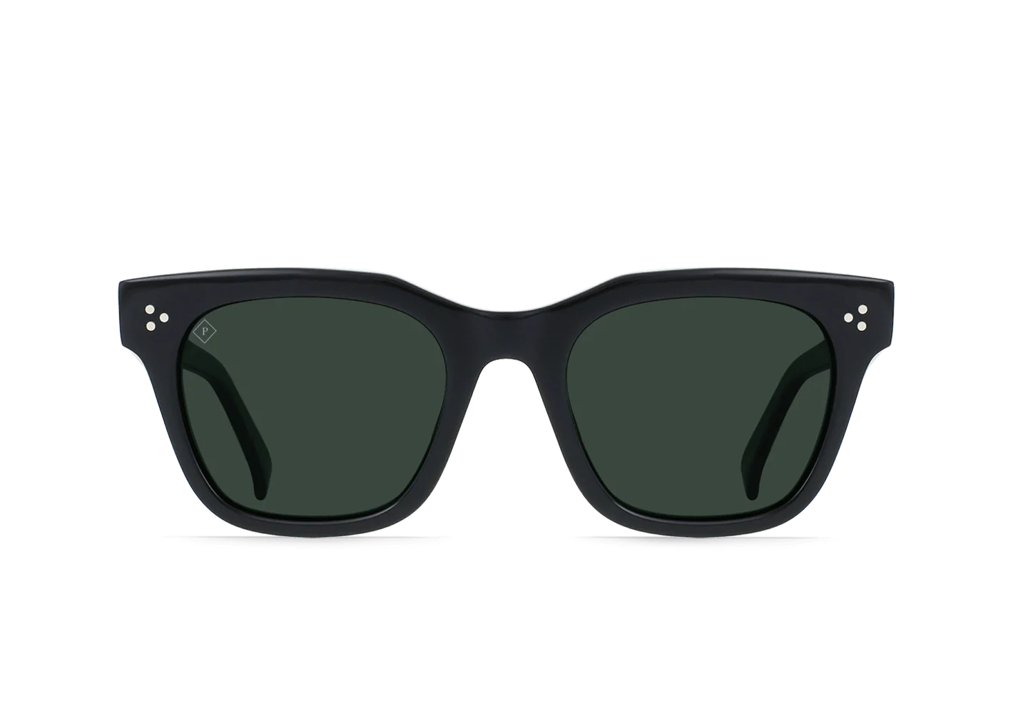 RAEN - Huxton - CRYSTAL BLACK / GREEN POLARIZED