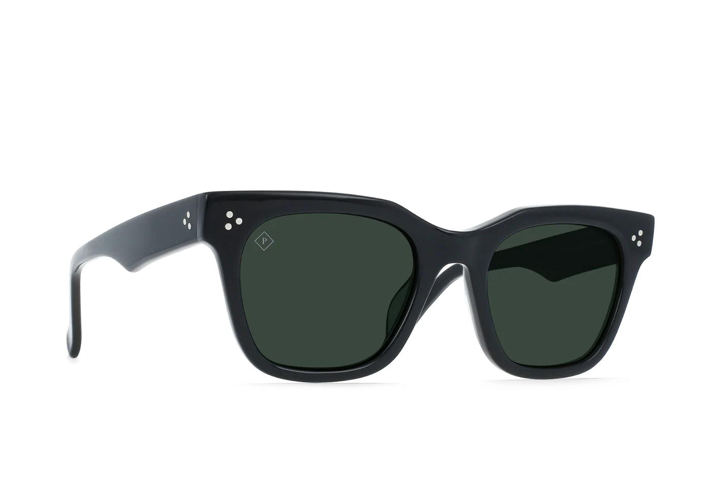 RAEN - Huxton - CRYSTAL BLACK / GREEN POLARIZED