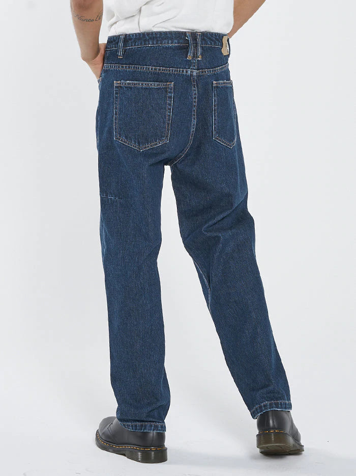 THRILLS - SLACKER DENIM JEAN - DARK RINSE BLUE