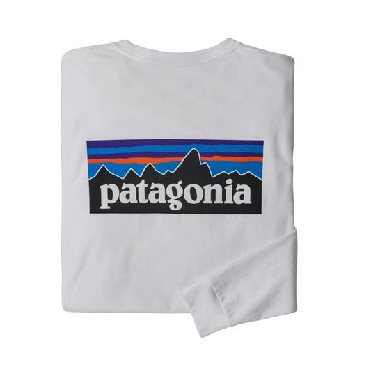 PATAGONIA - L/S P-6 Logo Responsibili Tee - White