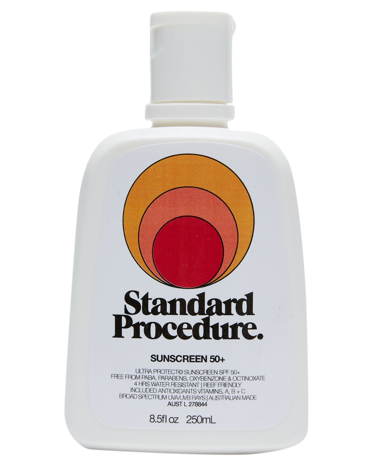 Standard Procedure - Sunscreen 50+