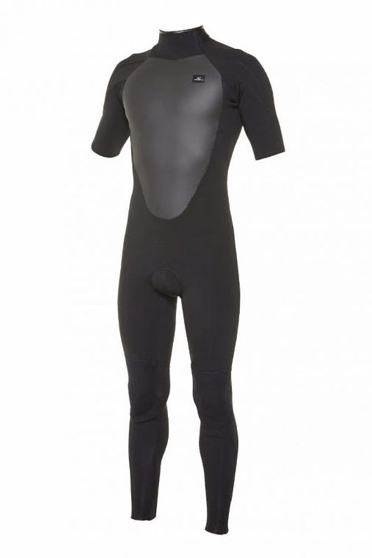 O'NEILL - Defender Short Sleeve 2mm Steamer Back Zip Wetsuit - Black