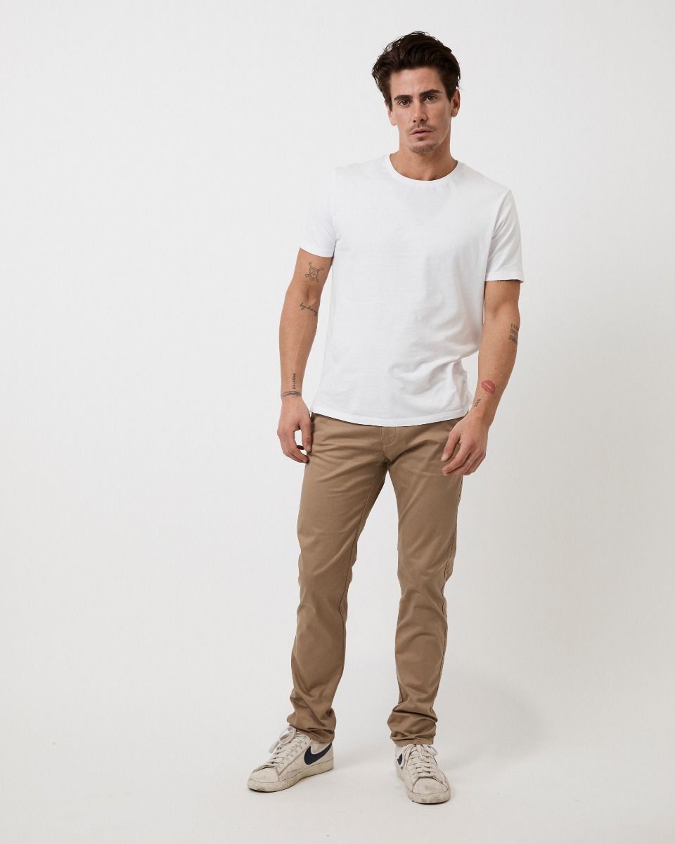 INDUSTRIE - The Regular Cuba Chino Pant - CARAMEL