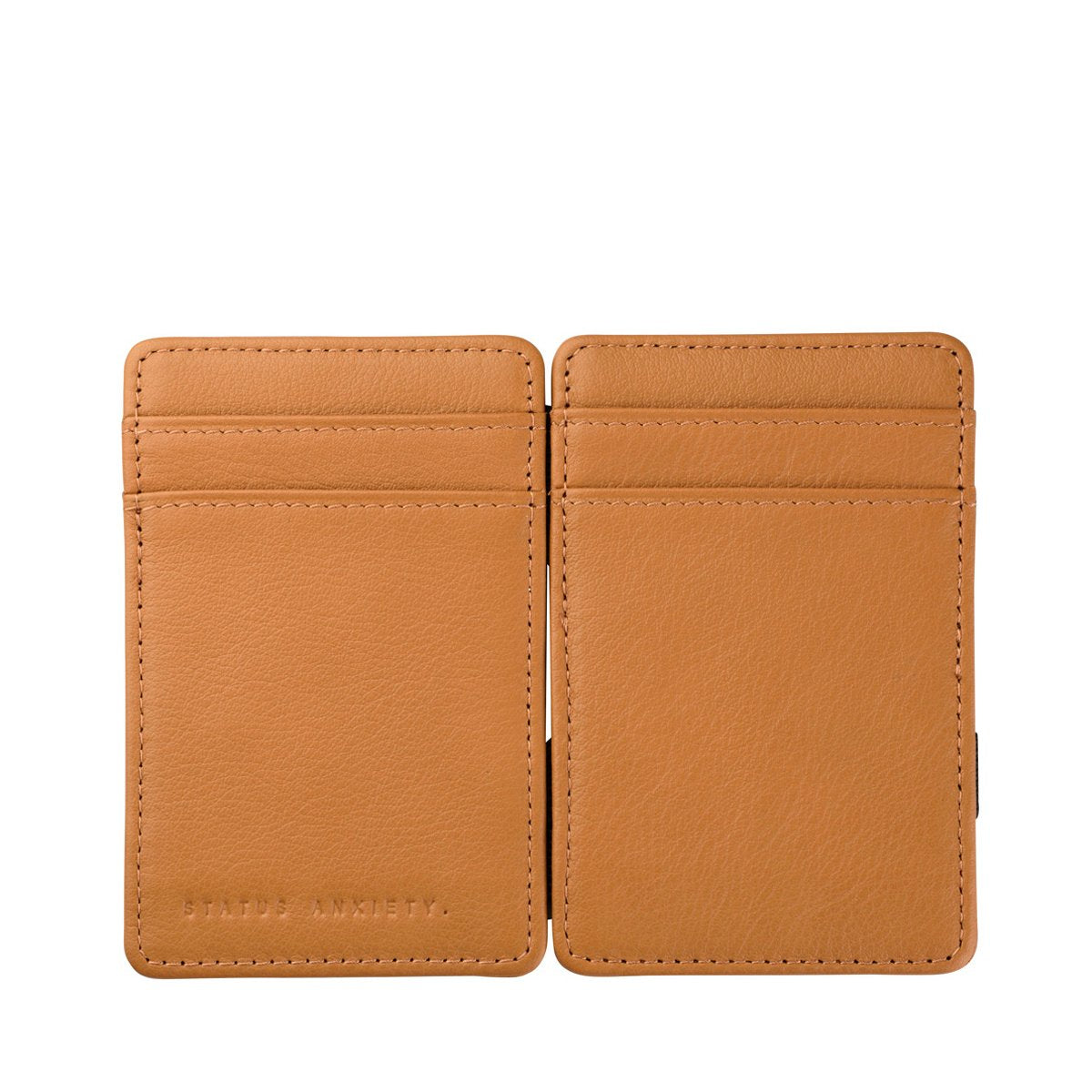 STATUS ANXIETY - Flip Wallet - CAMEL