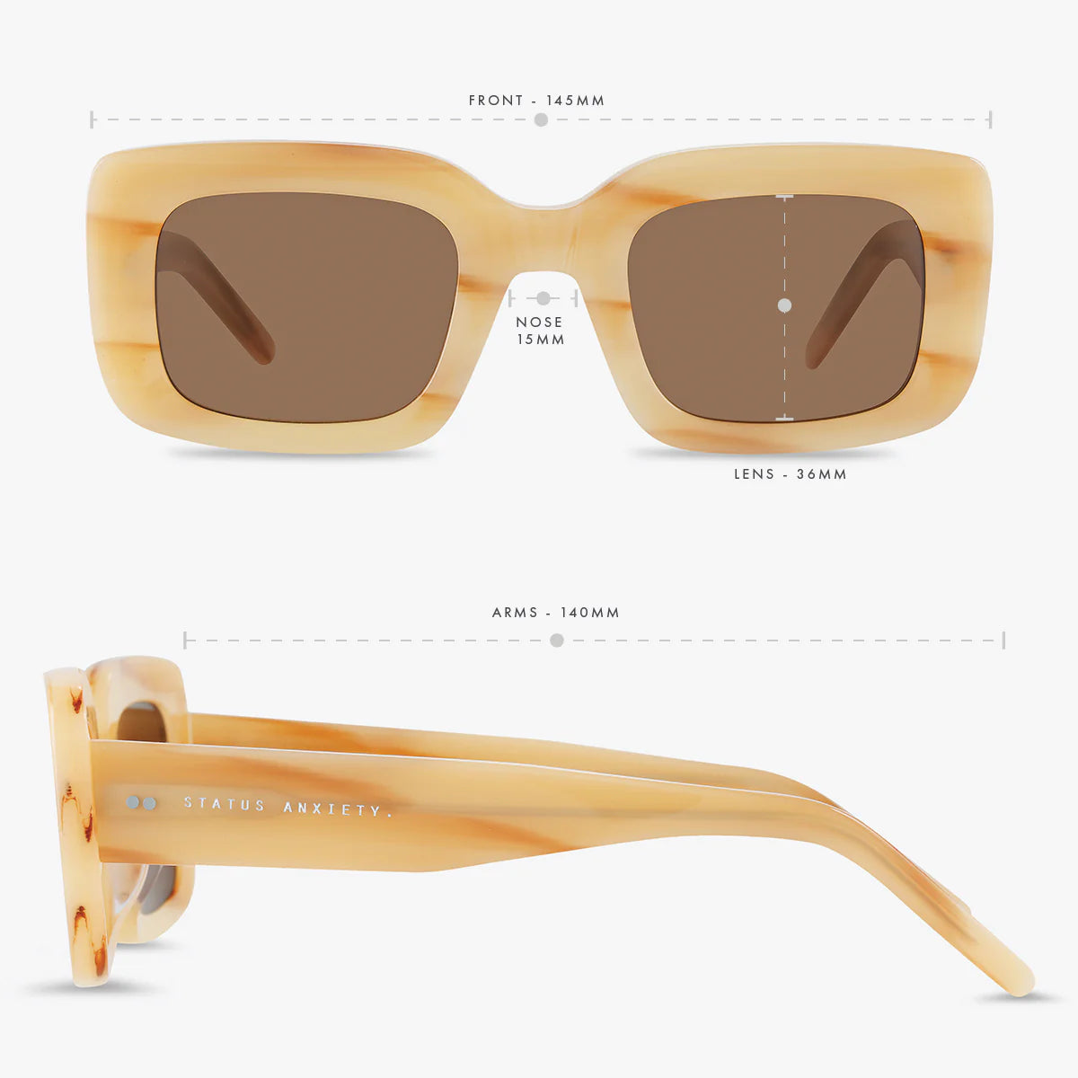 STATUS ANXIETY - Sunglasses Unyielding - Blonde