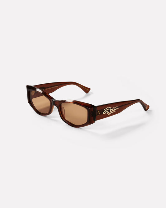 EPOKHE EYEWEAR - GUILTY - Thomas Townend - Maple Polished / Brown