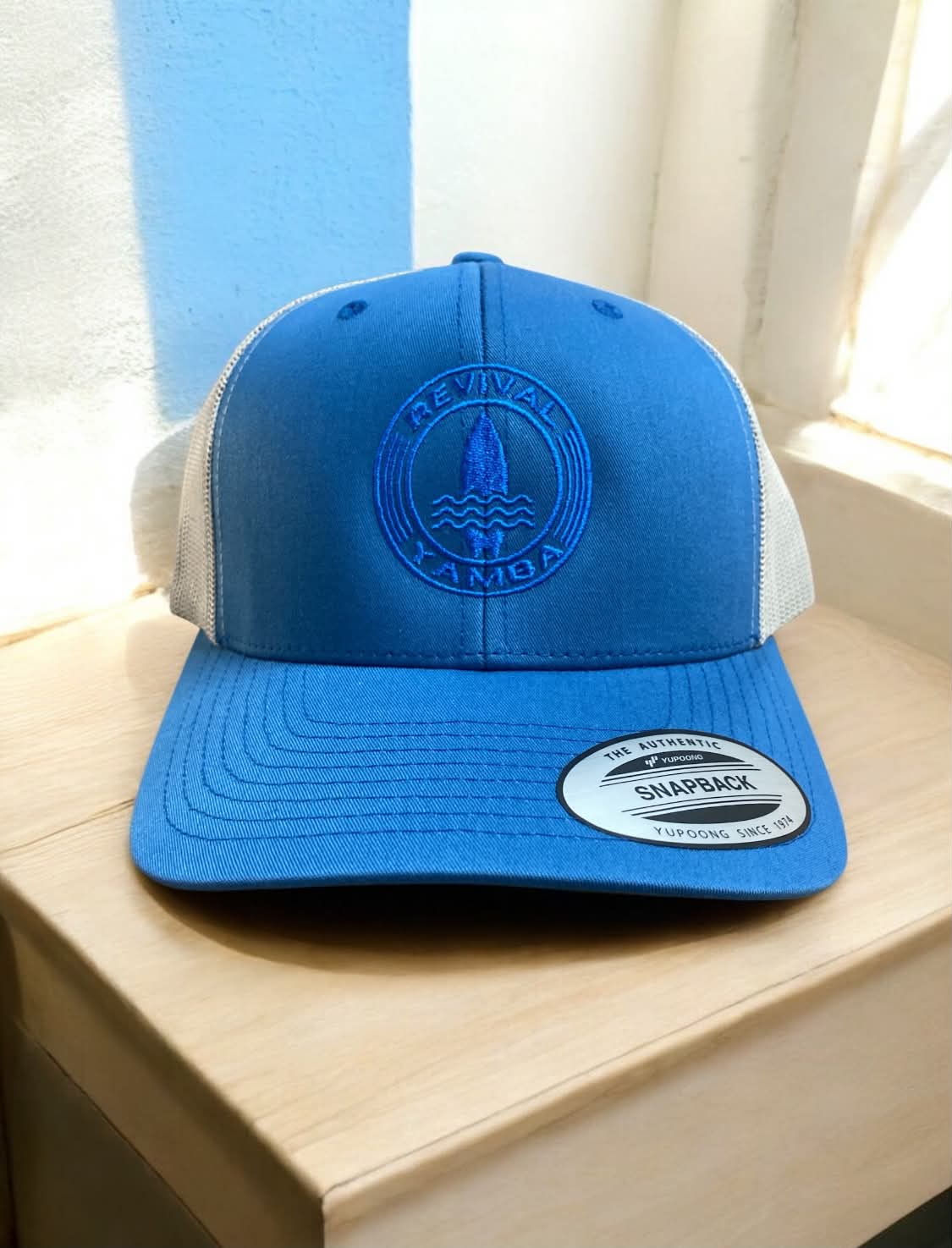 REVIVAL - Surf Logo 5 Panel Retro Trucker Cap