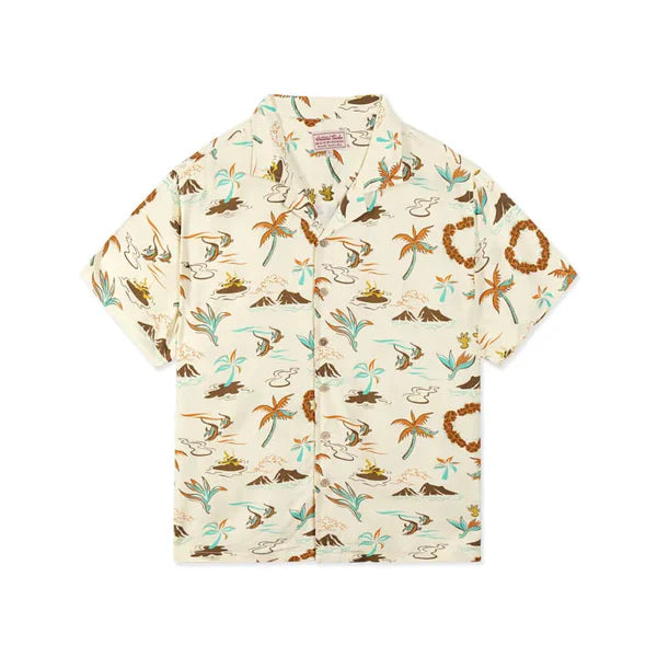 THE CRITICAL SLIDE SOCIETY - Islands Resort Shirt - Butter