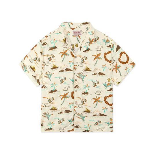 THE CRITICAL SLIDE SOCIETY - Islands Resort Shirt - Butter