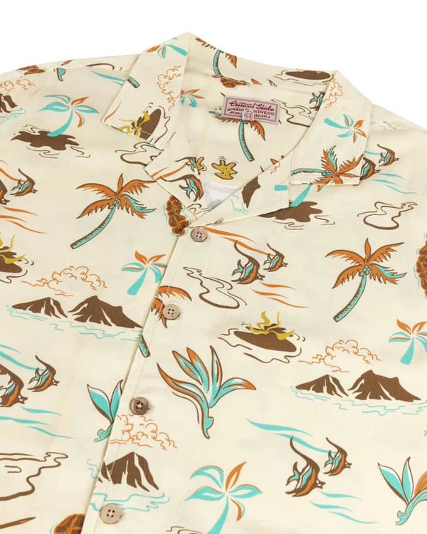 THE CRITICAL SLIDE SOCIETY - Islands Resort Shirt - Butter