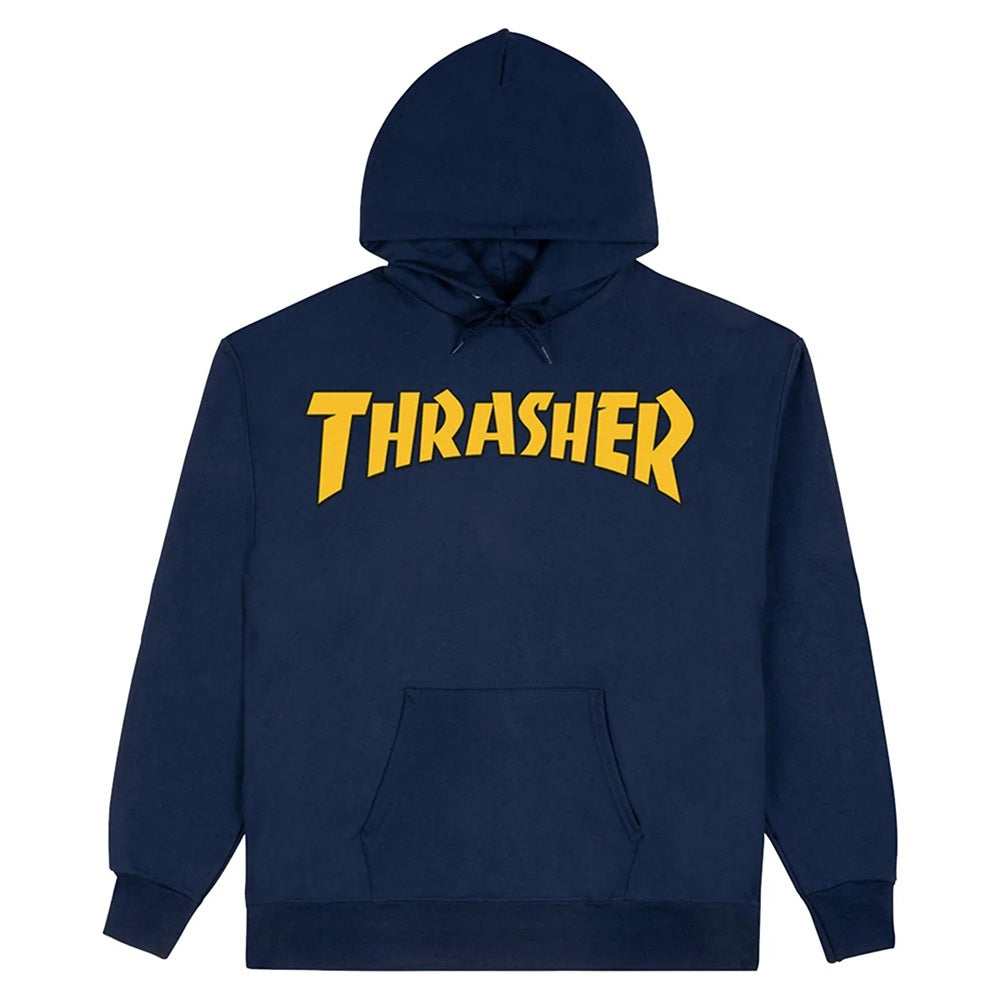THRASHER - Cover Logo Hood - NAVY