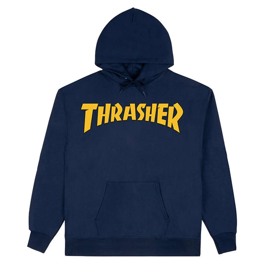 THRASHER - Cover Logo Hood - NAVY