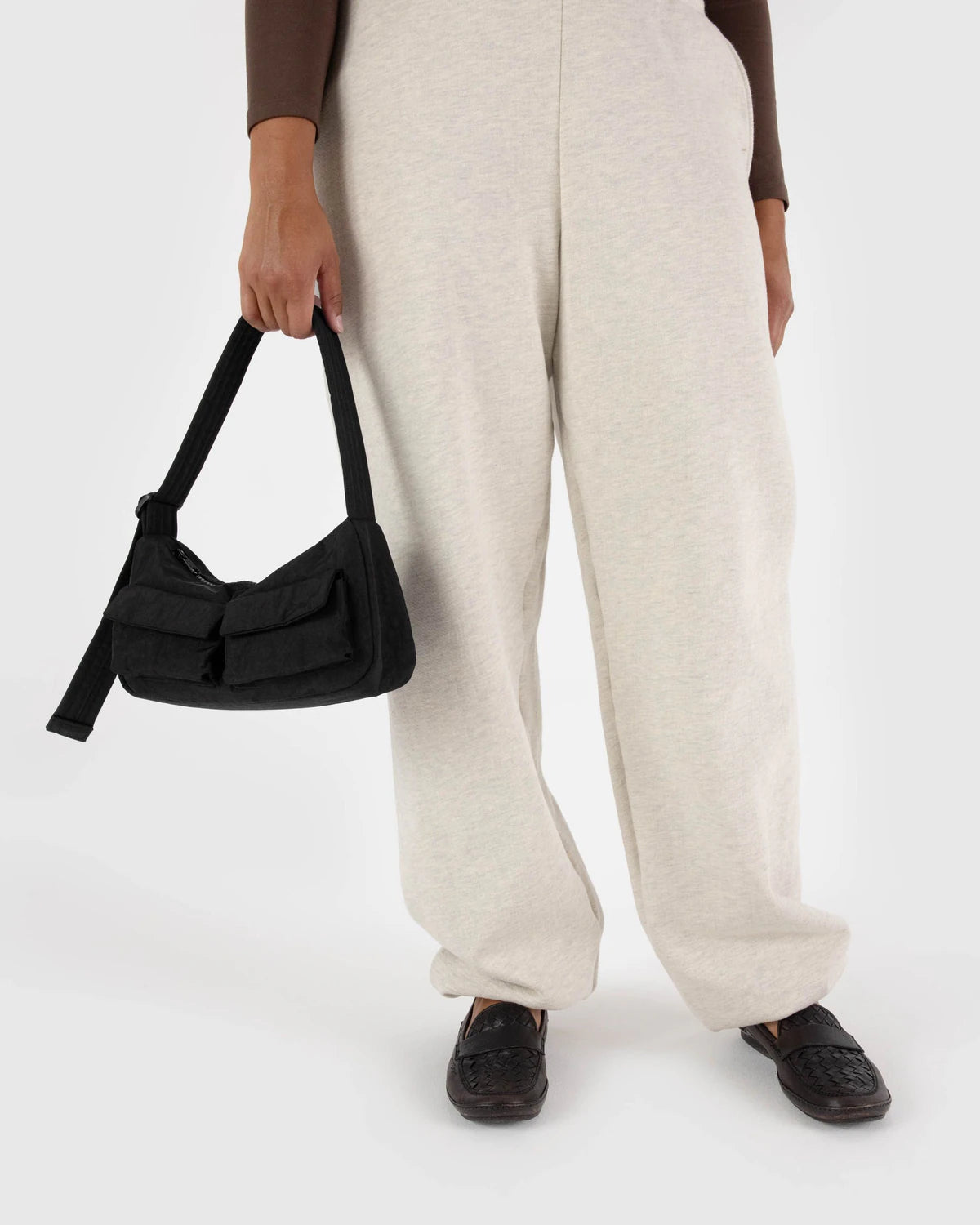 BAGGU - Cargo Shoulder Bag - Black