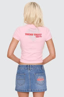 WORSHIP - Yours Truly Slim Fit Tee - PARFAIT PINK