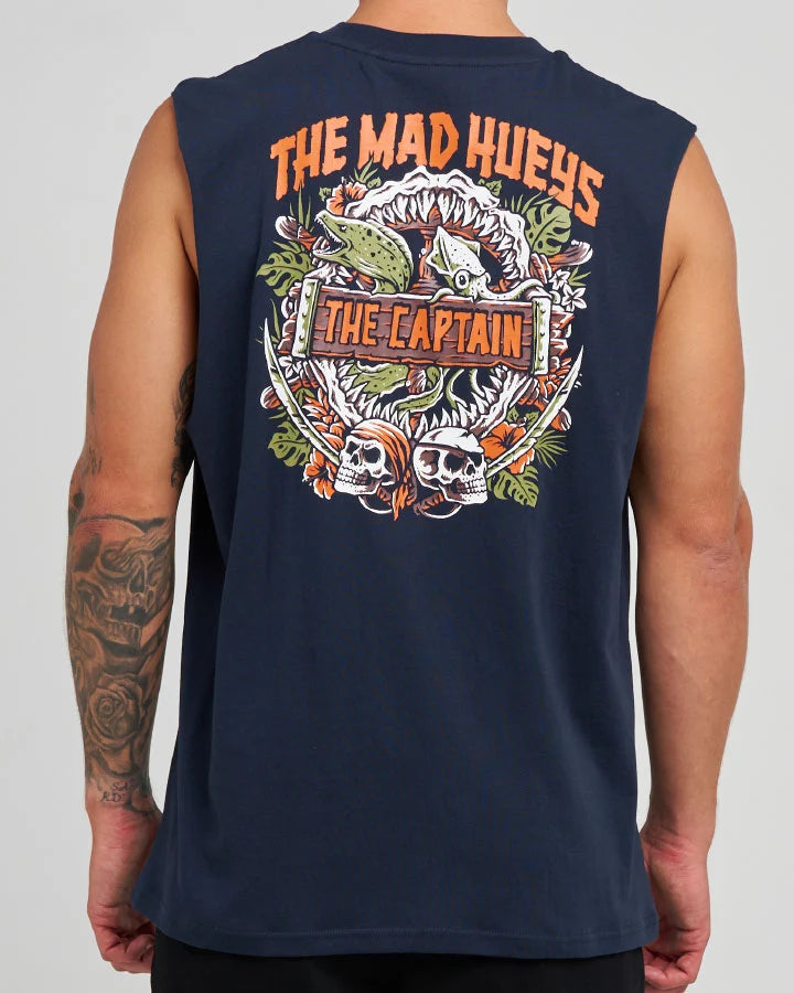 THE MAD HUEYS - Troppo Captain Muscle - NAVY