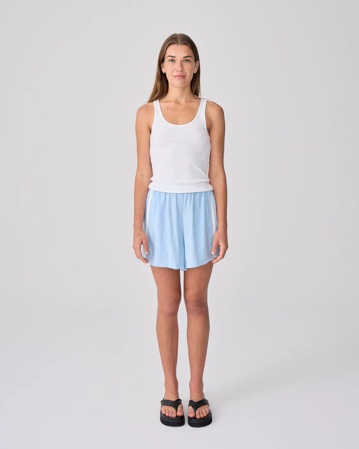 NEAR THE SEA - Racer Short - Ocean