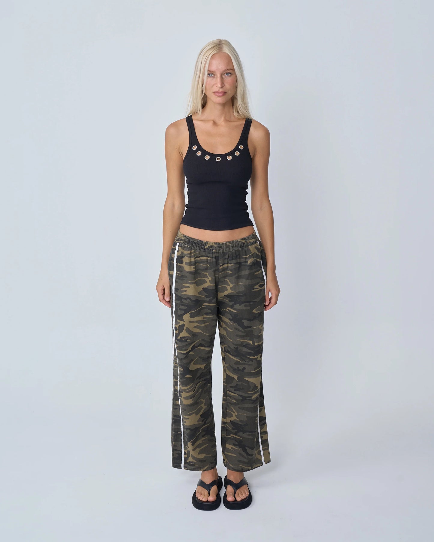 NEAR THE SEA - Racer Pant - Camo
