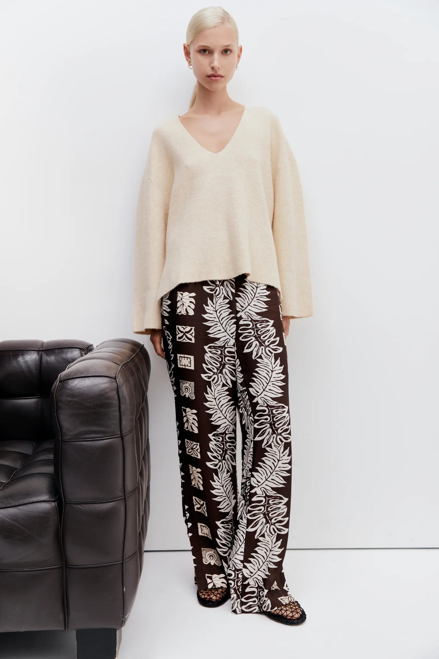 NUDE LUCY -  Lago Cupro Pant - TORTUGA