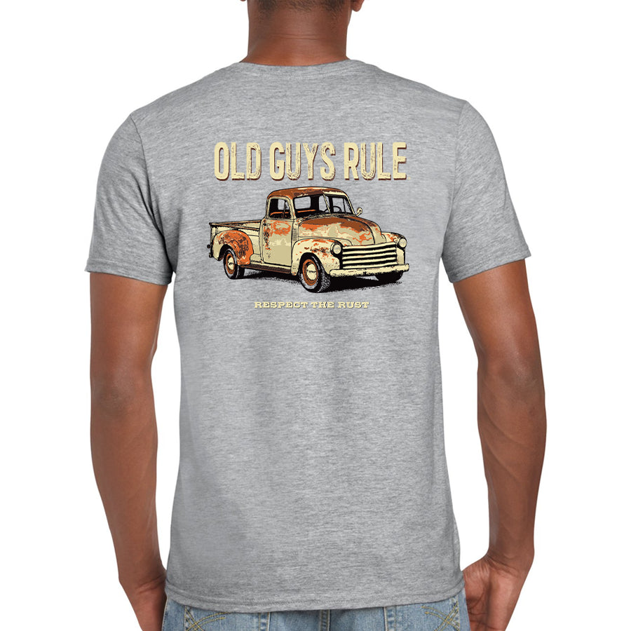 OLD GUYS RULE - Respect The Rust - SPORTS GREY