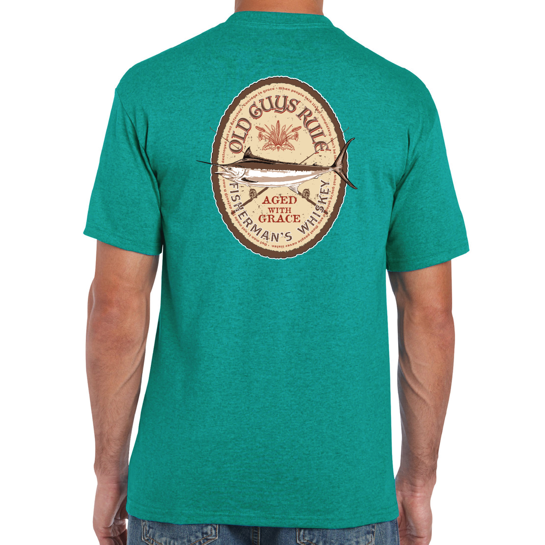 OLD GUYS RULE - Fisherman Whiskey - Antique Jade