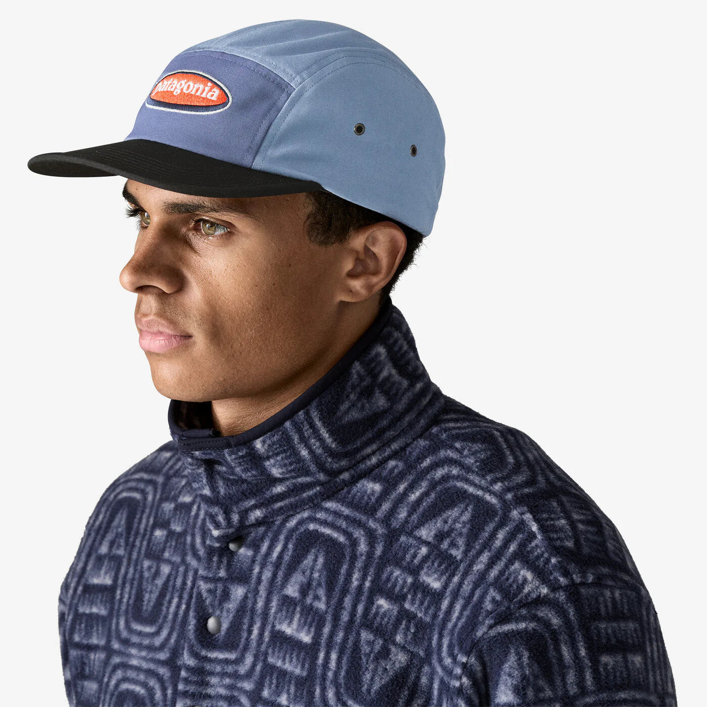 PATAGONIA - Graphic Maclure Hat - Oval Logo: Barnacle Blue