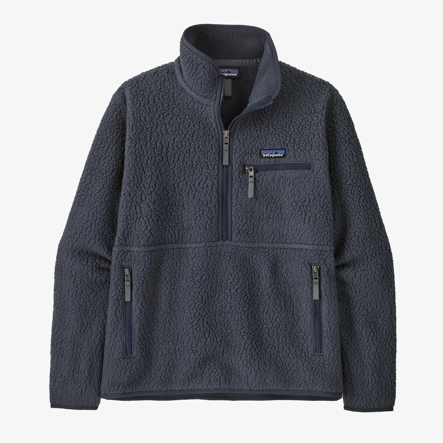 PATAGONIA - Women's Retro Pile Fleece Marsupial Pullover - Smolder Blue
