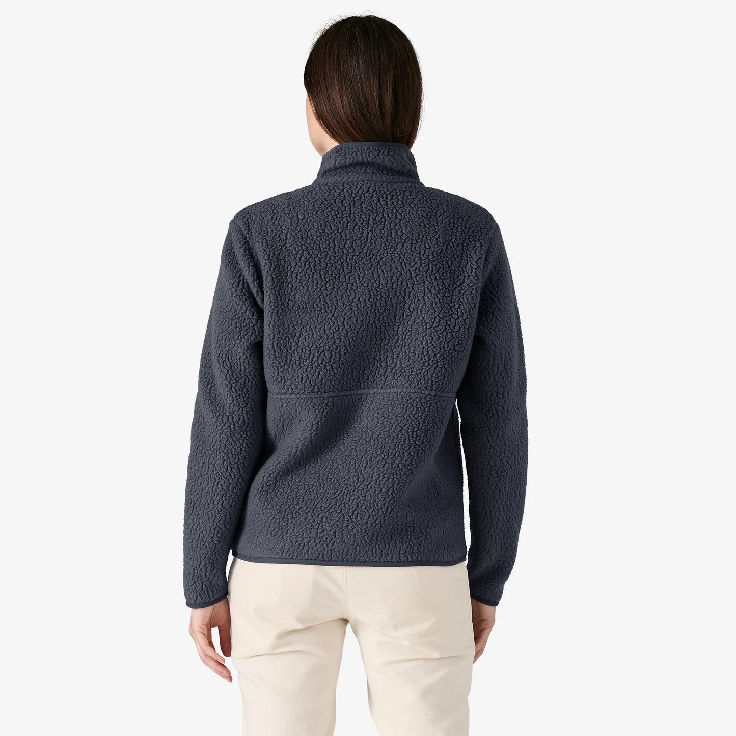 PATAGONIA - Women's Retro Pile Fleece Marsupial Pullover - Smolder Blue
