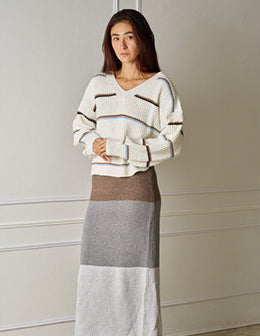 VALERIA LABEL -  LOLA JUMPER - STRIPE