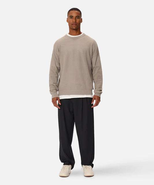 INDUSTRIE - The Nanterrie Crew Neck Knit - Rhino