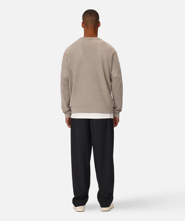INDUSTRIE - The Nanterrie Crew Neck Knit - Rhino