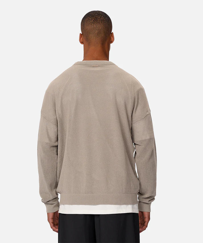 INDUSTRIE - The Nanterrie Crew Neck Knit - Rhino