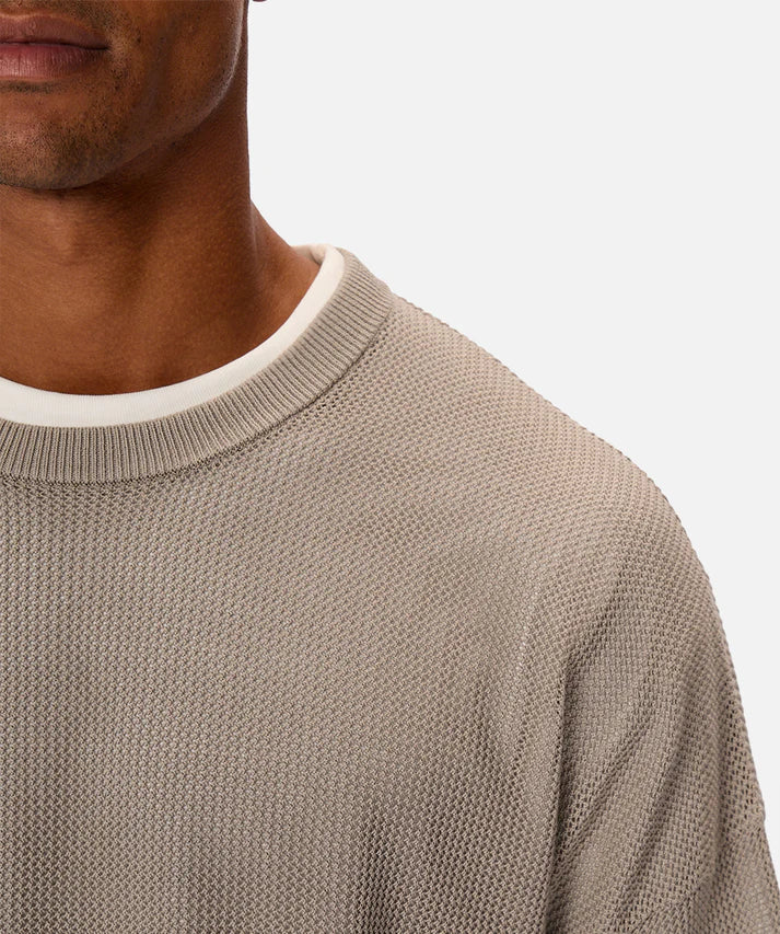 INDUSTRIE - The Nanterrie Crew Neck Knit - Rhino