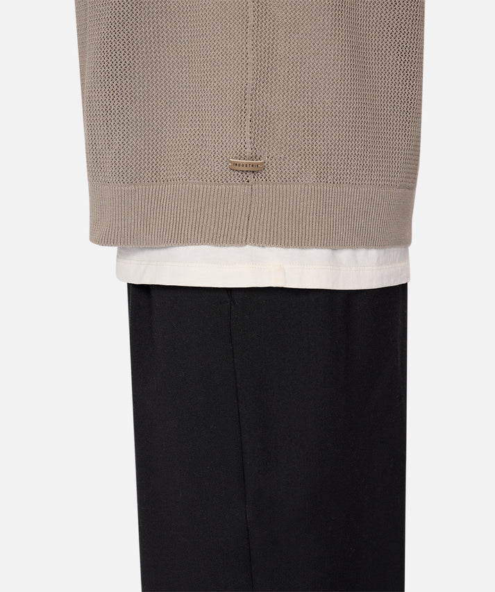 INDUSTRIE - The Nanterrie Crew Neck Knit - Rhino