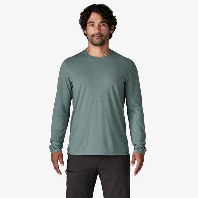 PATAGONIA - Men's Long-Sleeved Capilene® Cool Trail Shirt - BLUE SAGE