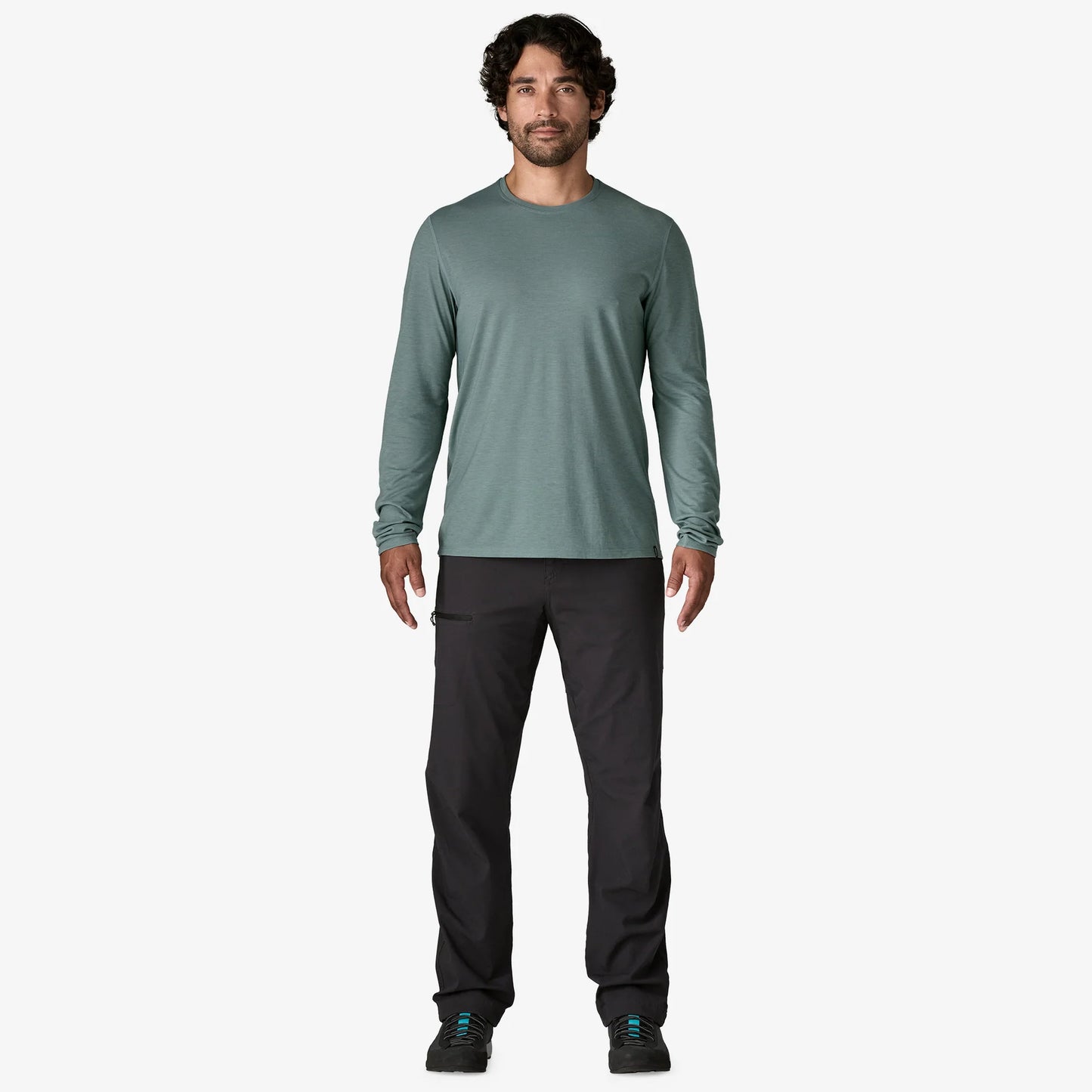 PATAGONIA - Men's Long-Sleeved Capilene® Cool Trail Shirt - BLUE SAGE