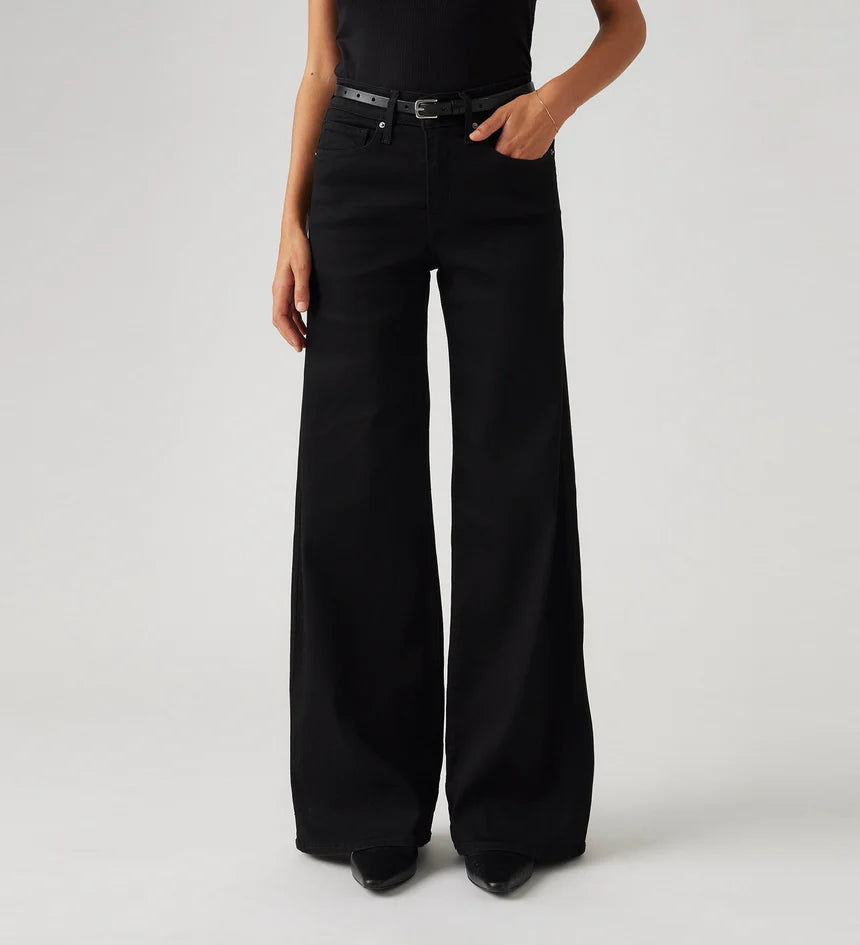LEVI'S - Levi's® Women's 318 Shaping Wide Leg Jeans - Soft Black