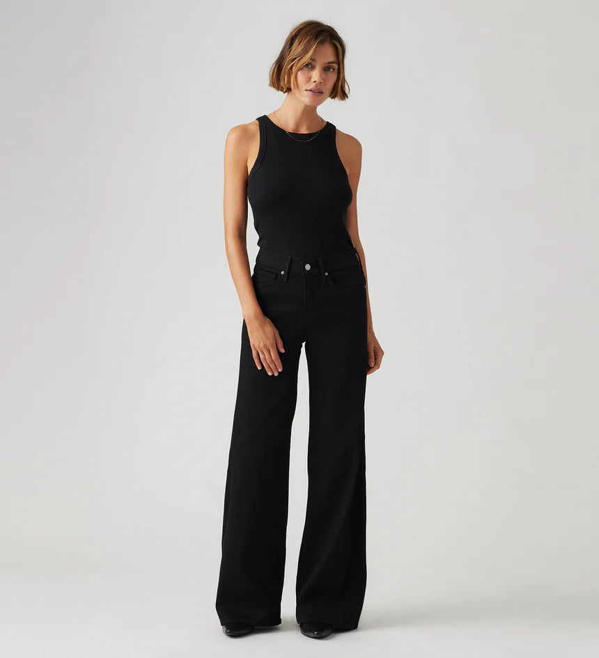 LEVI'S - Levi's® Women's 318 Shaping Wide Leg Jeans - Soft Black