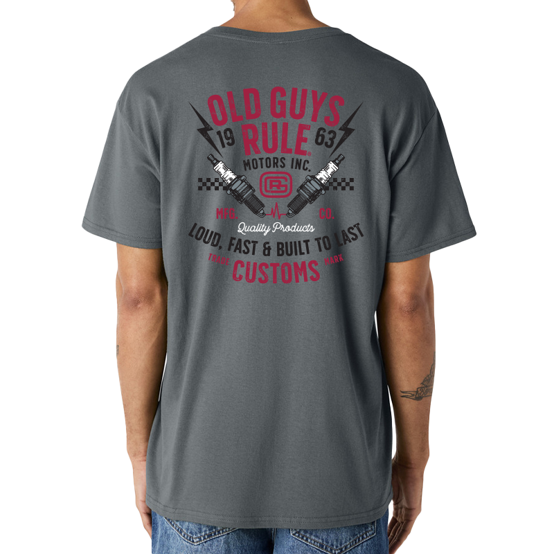 OLD GUYS RULE - Garage SST - CHARCOAL