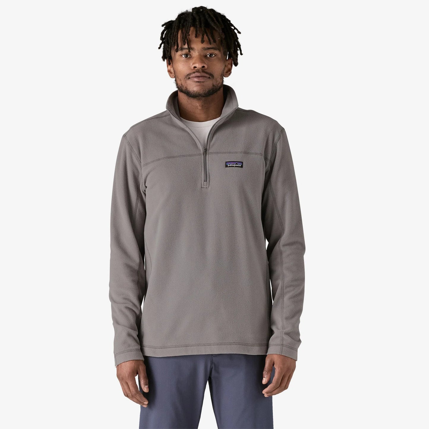 PATAGONIA - Men's Micro D Fleece Pullover - FEATHER GREY