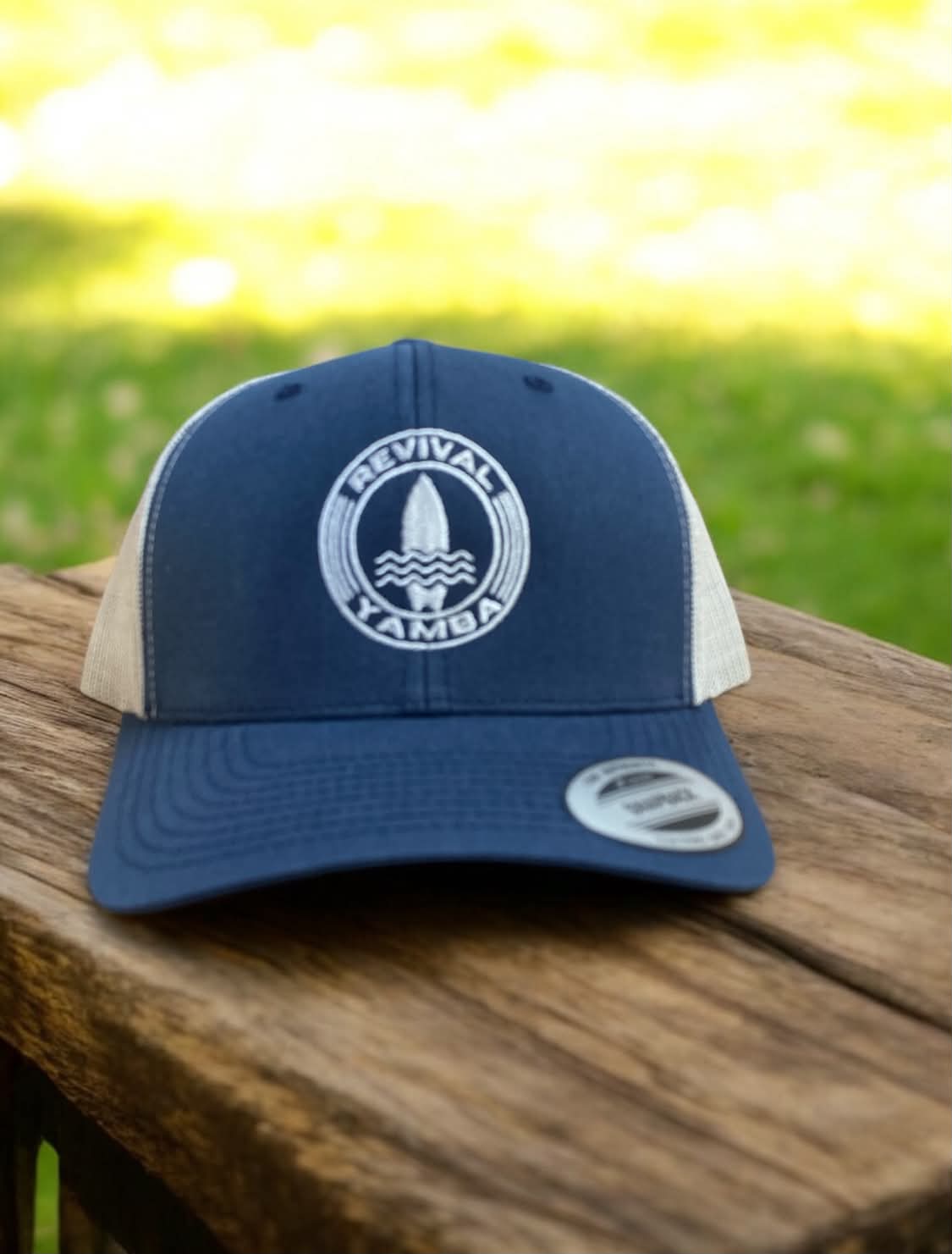 REVIVAL - Surf Logo 5 Panel Retro Trucker Cap