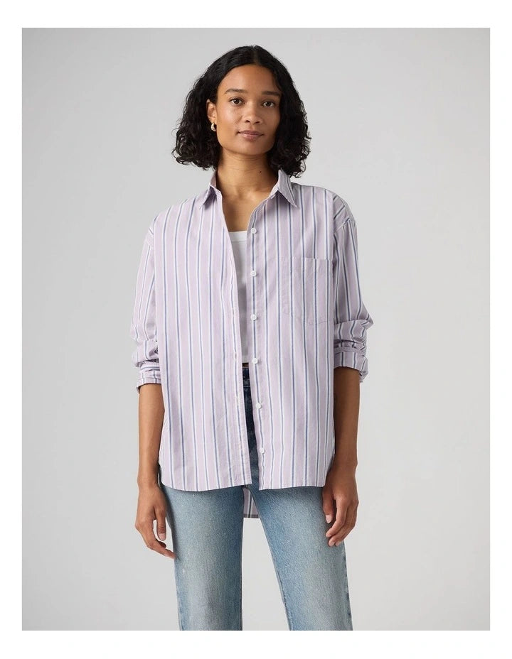 LEVI'S - Women's Harlie Boyfriend Shirt - COSTANZA STRIPE