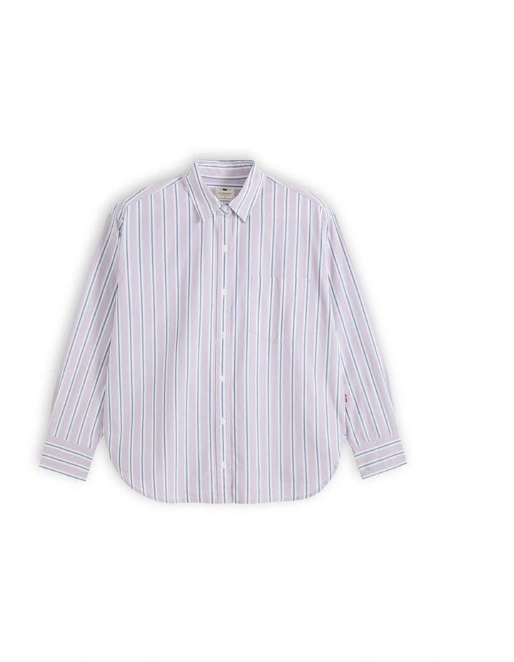 LEVI'S - Women's Harlie Boyfriend Shirt - COSTANZA STRIPE