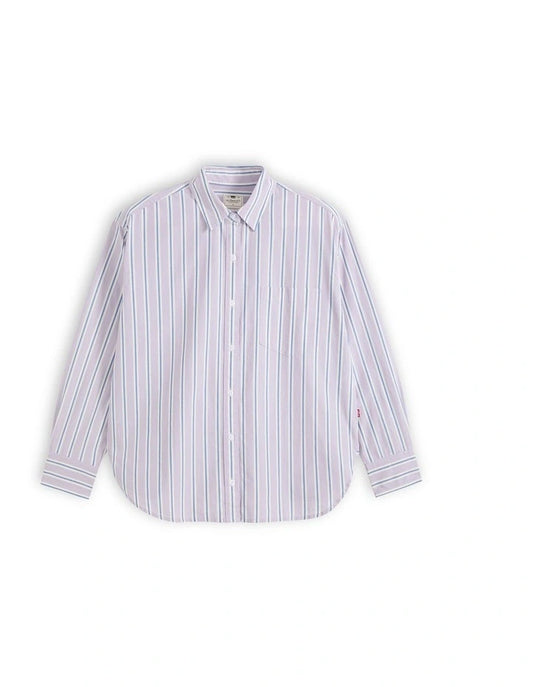 LEVI'S - Women's Harlie Boyfriend Shirt - COSTANZA STRIPE