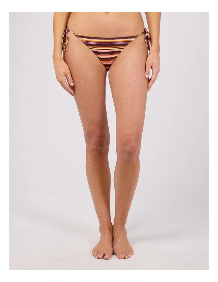 ALL ABOUT EVE -  Soleil Tie Side Pant - Rainbow Stripe
