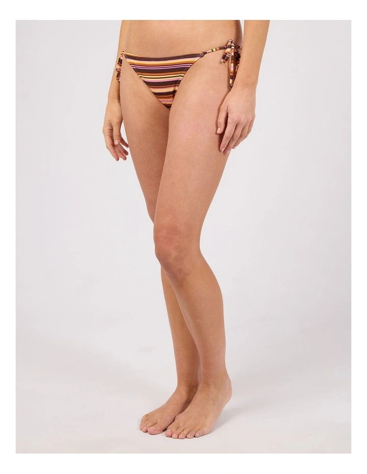 ALL ABOUT EVE -  Soleil Tie Side Pant - Rainbow Stripe