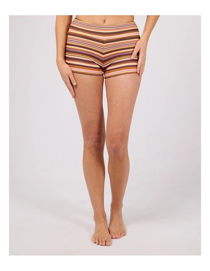 ALL ABOUT EVE -  Soleil Boy Leg Pant - Rainbow Stripe