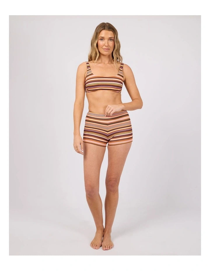 ALL ABOUT EVE -  Soleil Boy Leg Pant - Rainbow Stripe