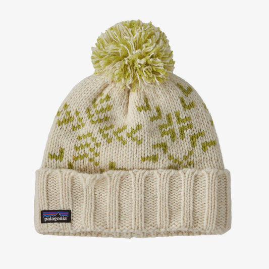 PATAGONIA - Snowbelle Beanie - Evergreen Flakes/Birch White
