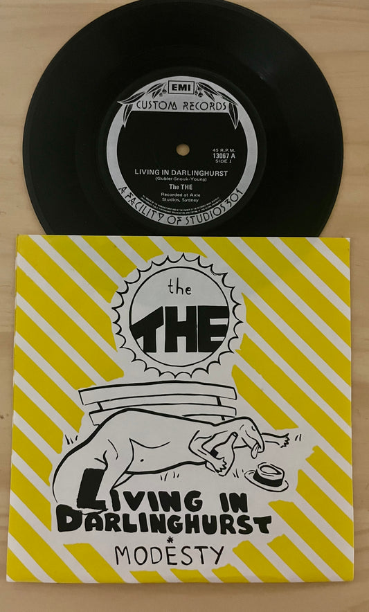THE THE Living in Darlinghurst 7’’ 45 1981 Mint