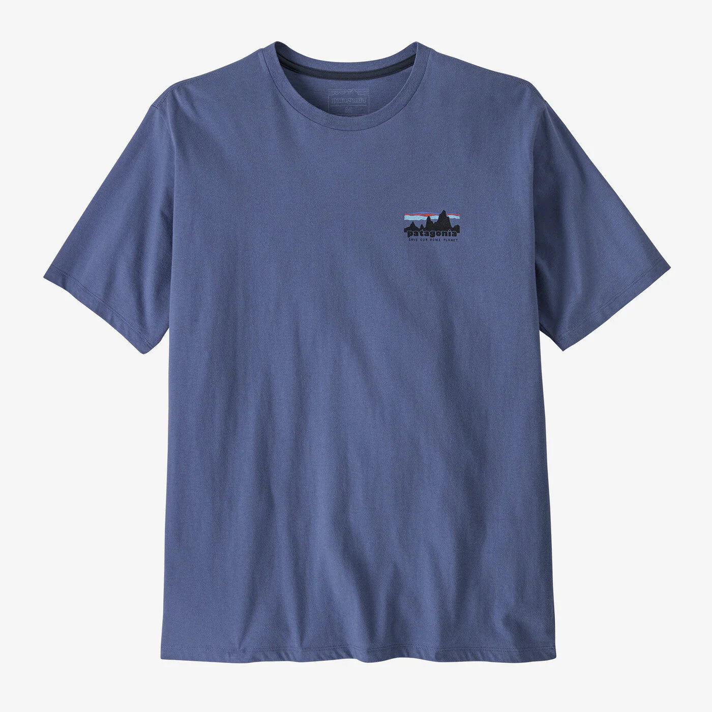 PATAGONIA - Men's '73 Skyline Organic T-Shirt - Current Blue